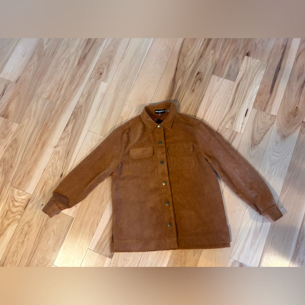 🆕NWT Karl Lagerfeld Paris  Corduroy Shacket - Picture 9 of 12